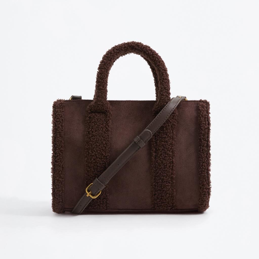 Bolso con detalle borreguito