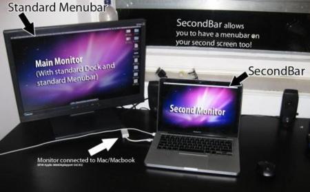 SecondBar, añade una segunda barra de menú al segundo monitor