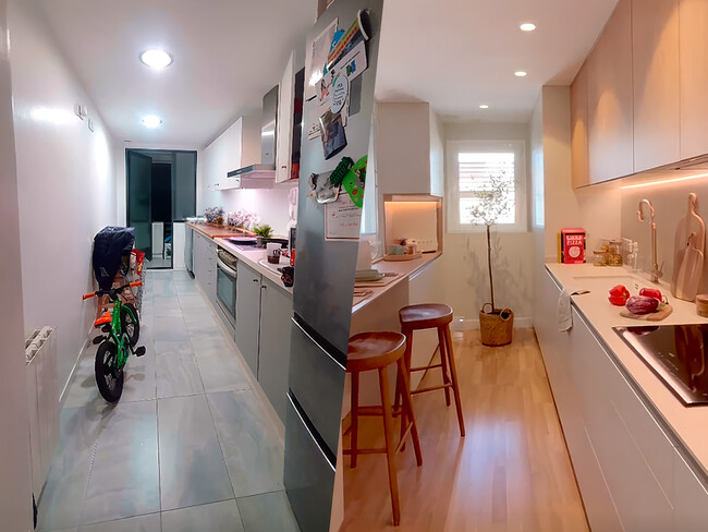 Cocina Estrecha Collage