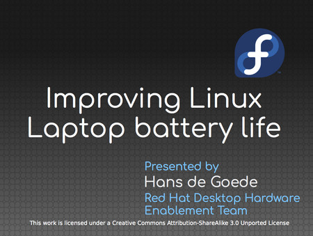 En Fedora han conseguido formas de aumentar el rendimiento de la batería en Linux hasta un 30%