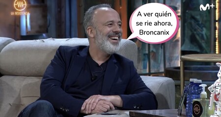 Javier Gutiérrez desvela cómo es David Broncano detrás de cámaras: "Eres un sieso"