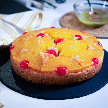 Tarta de piña invertida, receta fácil para un pastel viejuno, pero delicioso