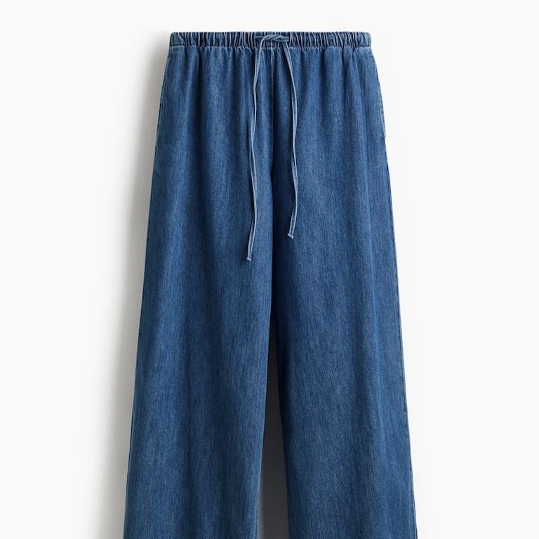 Pantalón denim con cordón de ajuste Feather Soft

