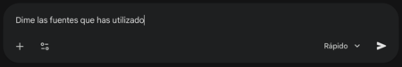 Pide fuentes