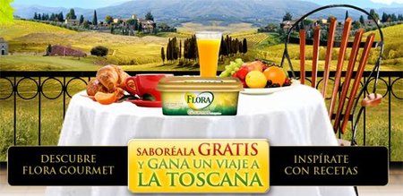 Llévate gratis una margarina Flora Gourmet