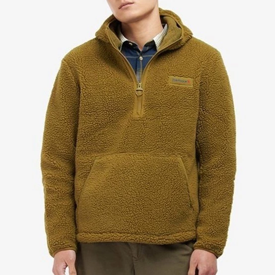 Barbour Forro polar de hombre con capucha