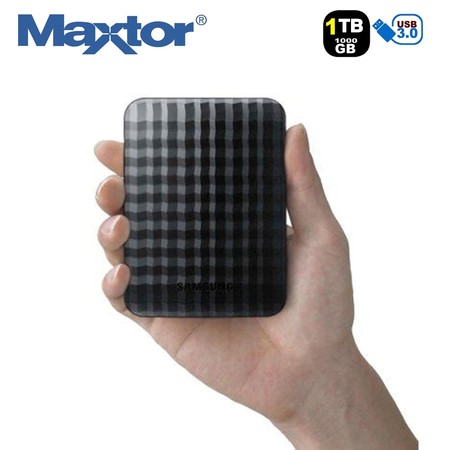 Disco duro externo Maxtor STSHX-M101TCBM, con 1TB de capacidad, por 44,95 euros y envío gratis
