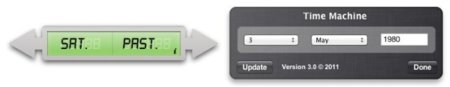 Time Machine es un widget para obtener el día de la semana a partir de una fecha