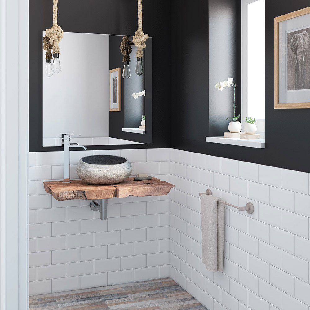 La madera en el baño: dónde, cómo y cuál poner