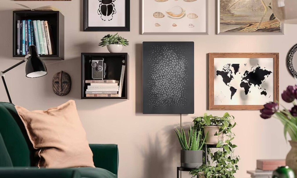 Este producto de Ikea te permite decorar las paredes y en su interior alberga un altavoz WiFi de Sonos 