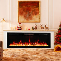 Olvídate de la leña y los pellets: esta chimenea eléctrica apenas requiere mantenimiento, incluye mueble y es bastante asequible  