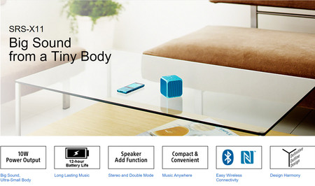 Altavoz inalámbrico Sony SRS-X11, con 10W de potencia, por 29,90 euros