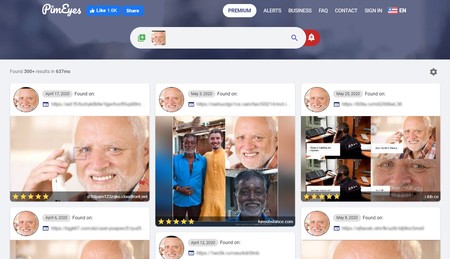 Esta web usa aprendizaje automático y reconocimiento facial para buscar tu cara y la de cualquiera en todo internet