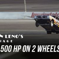 El impresionante accidente de Jay Leno en un auto de 2,500 hp