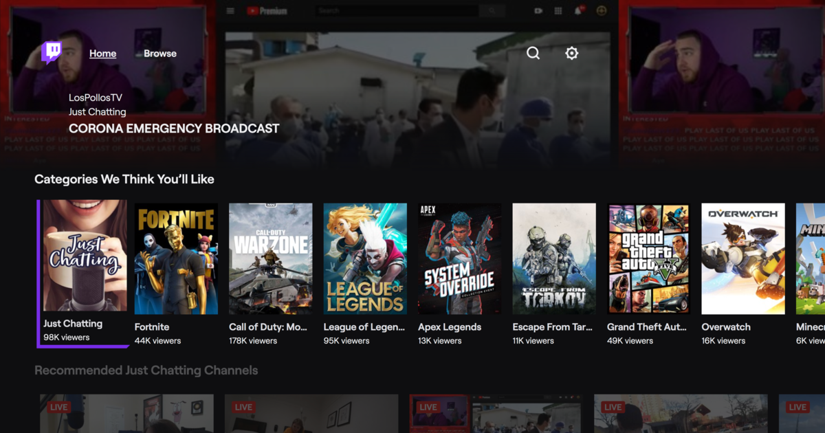 Twitch llega a los smart TV de LG: estos son los televisores ...