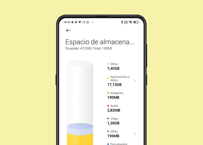 MIUI 12: cómo eliminar el espacio ocupado por 'otros' en  Xiaomi