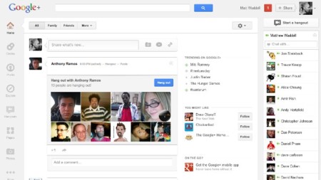 Un repaso al nuevo diseño de Google+. A fondo