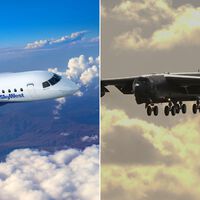 Todo va fenomenal en el espacio aéreo de EEUU: un bombardero B-52 casi se estrella con un avión de pasajeros