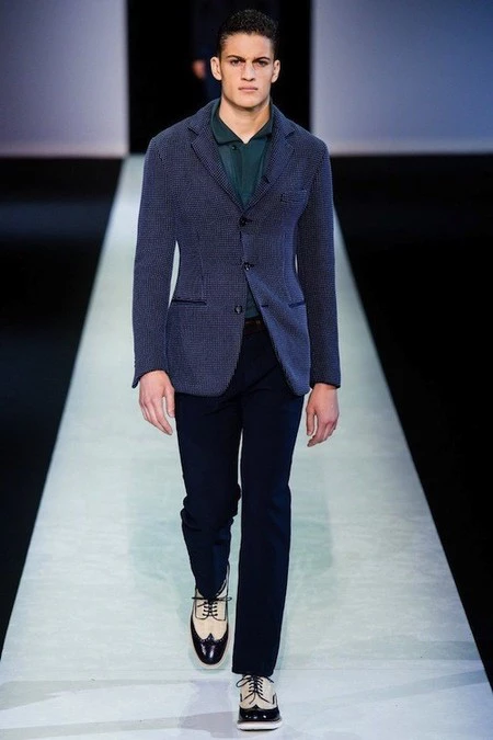 Giorgio Armani Primavera-Verano 2014: azul que te quiero azul