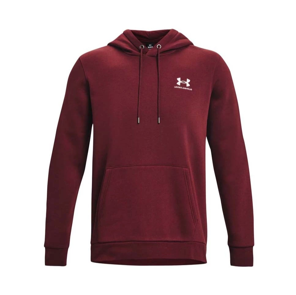 SUDADERA UA ESSENTIAL FLEECE HOODIE-RED
