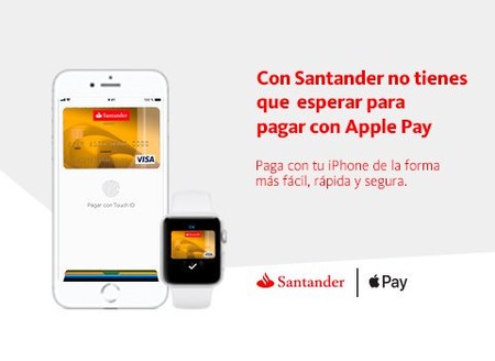 Las tarjetas VISA del Banco Santander ya pueden usarse con Apple Pay