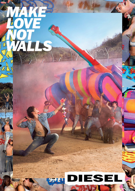 “Make Love not Walls” la nueva campaña de Diesel es una oda a la unidad y el amor