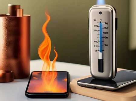 móvil calentándose