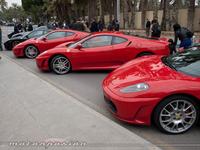 Reunión de Ferraris en Elche