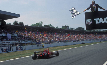 Gerhard Berger 1994 Hockenheim - Llegada