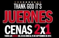 2x1 en restaurantes Fridays durante todo el verano con los 'juernes'