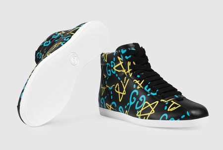El lenguaje del graffiti para una zapatilla deportiva de Gucci