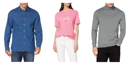 Chollos en tallas sueltas de vestidos, camisas o jerseys Tommy Hilfiger en Amazon