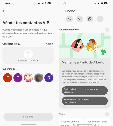Contactos VIP de Pixel