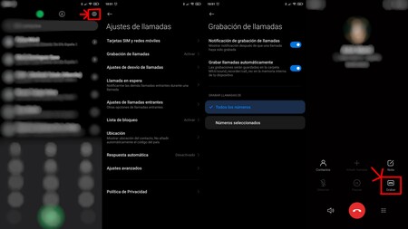 Cómo activar la grabación de llamadas en Xiaomi y dónde se guardan