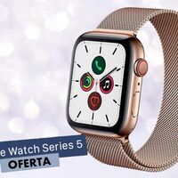 Acero dorado, Milanese Loop y conectividad LTE: el Apple Watch Series 5 de 44mm más barato que nunca en Amazon. Ahora por 536 euros