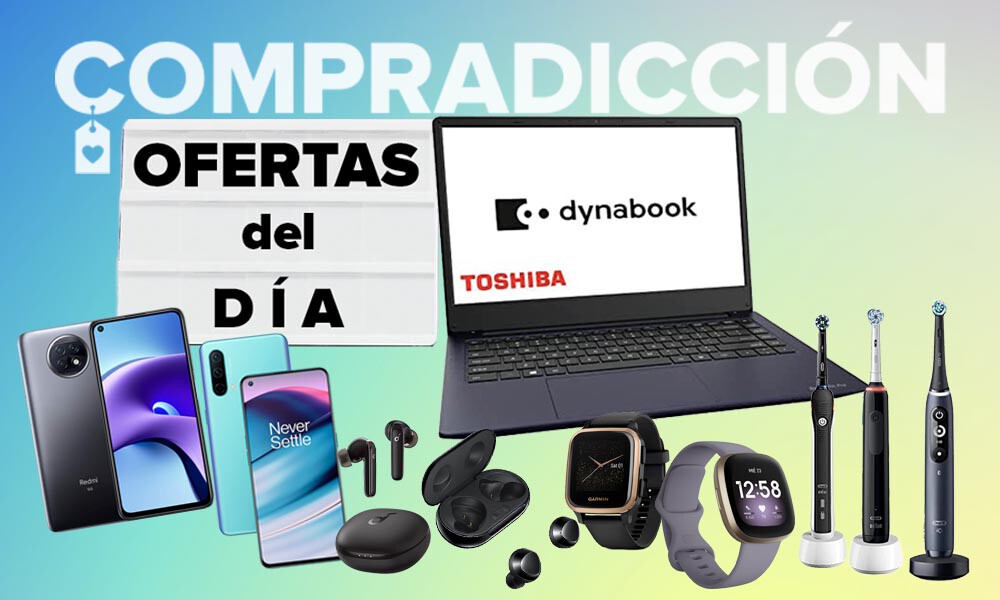 Chollos del día en Amazon: portátiles Toshiba, smartphones OnePlus y Xiaomi o relojes Fitbit y Garmin a precios rebajados