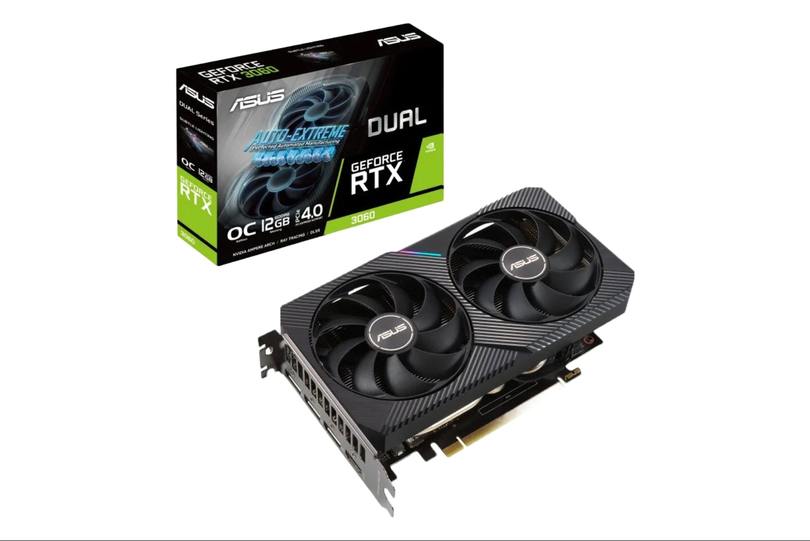 Asus Dual GeForce RTX 3060 OC Edition V2 12GB GDDR6