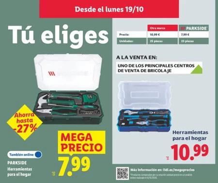 Juego De Herramientas Para El Hogar Parkside Folleto Lidl