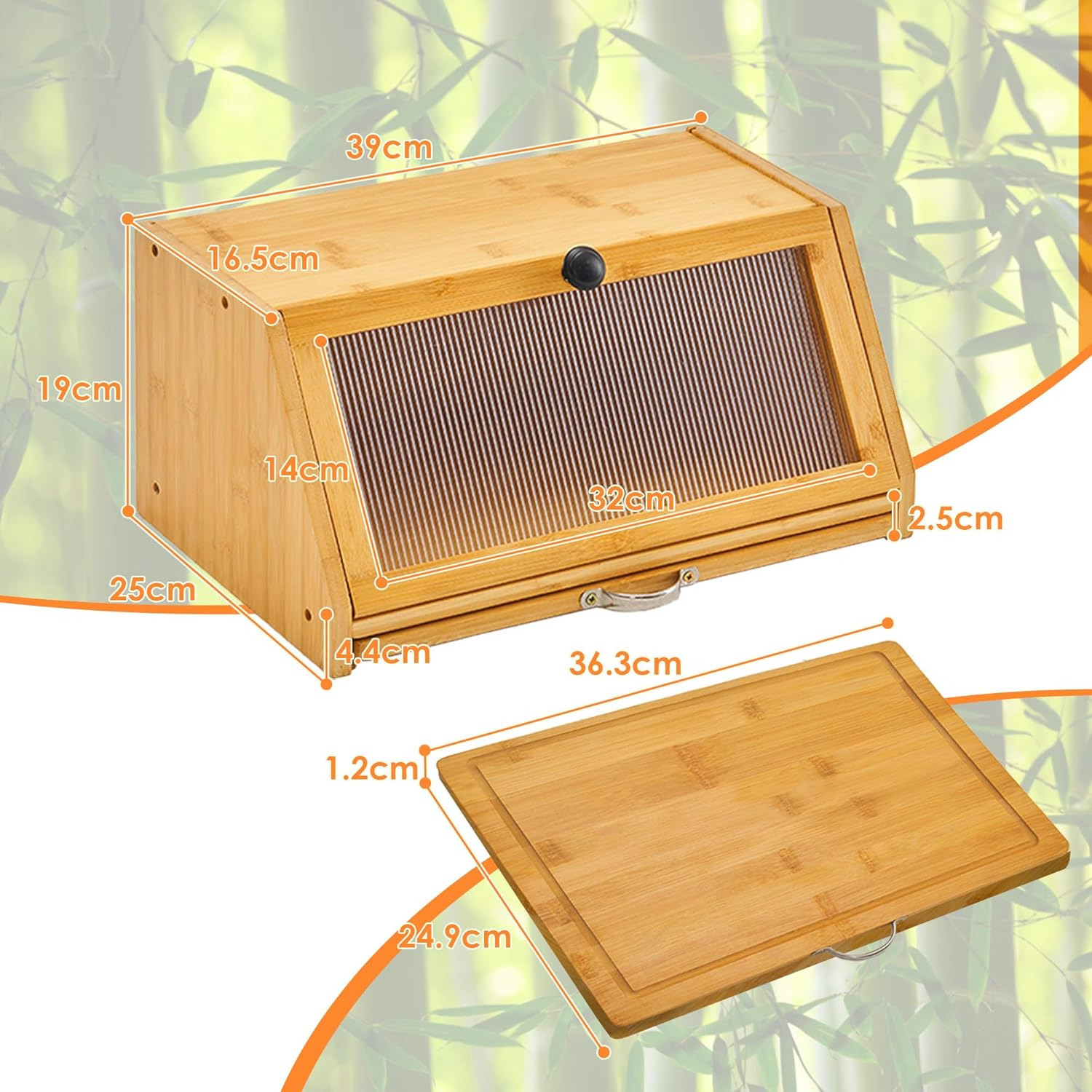 YOUDENOVA Panera con tabla de cortar