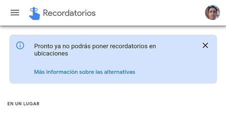 Google Assistant Recordatorio Ubicaciones