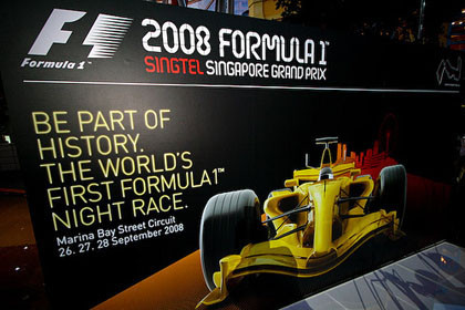 El GP de Singapur modifica sus horarios