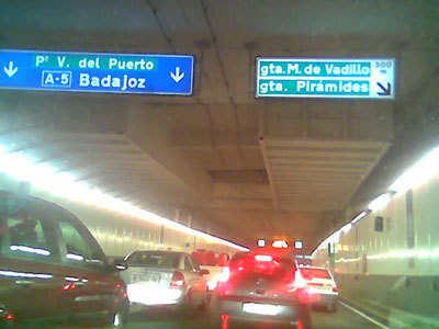 Los túneles de la M-30 no son totalmente seguros