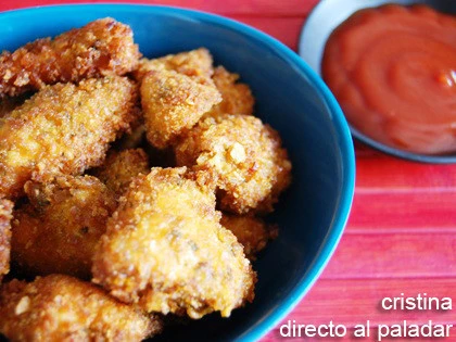 Nuggets de pollo. Receta