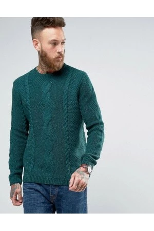 Hombre Jerseis Y Sueteres Asos Jersey De Mezcla De Lana De Punto De Ochos