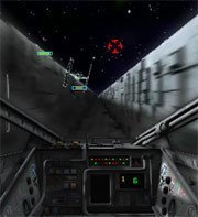 Red 5, destruyendo la Estrella de la Muerte