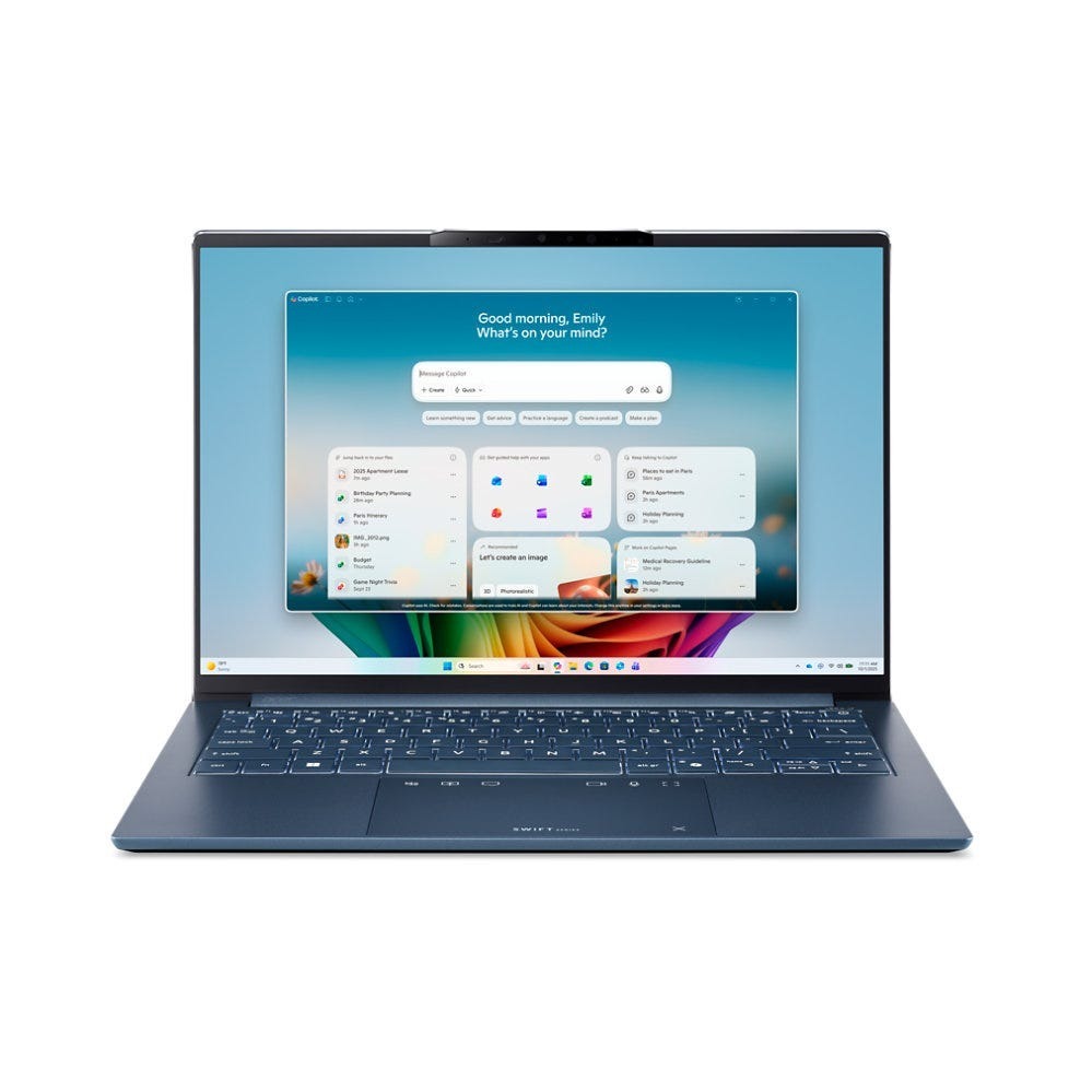 Acer Swift Go 14 AI OLED Portátil Ultrafino | SFG14-I71 | Azul