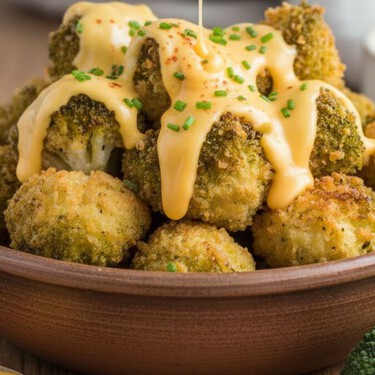Brócoli capeado con salsa de queso, la forma más sabrosa de comer verduras sin extrañar la carne