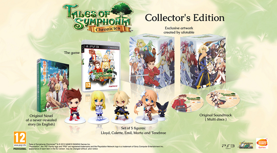 Tales of Symphonia Chronicles se lanzará en las PS3 europeas el 28 de febrero de 2014