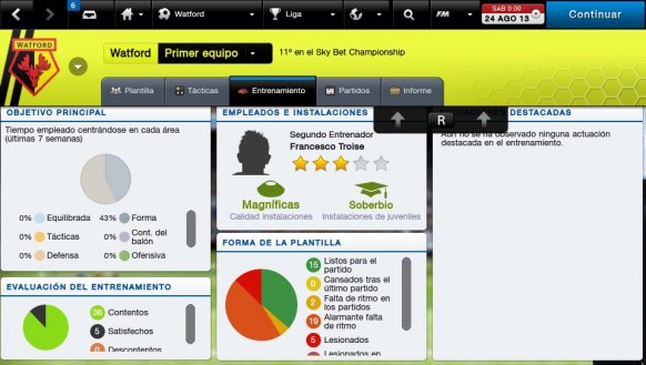 El sistema de control saca un provecho excelente de la pantalla tácil de la consola, pudiendo navegar fácilmente y de manera cómoda por las distintas pantallas de menú.