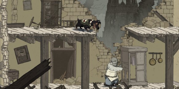 Exploración, puzles y algo de acción. Así es Valiant Hearts, un videojuego de &quot;scroll&quot; lateral en el que encarnaremos a cinco personajes, y con la ayuda de un valioso perro.